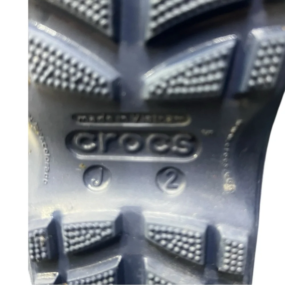 🟦 Crocs Kids‎ Handle-It Rain Boots – Navy – J2